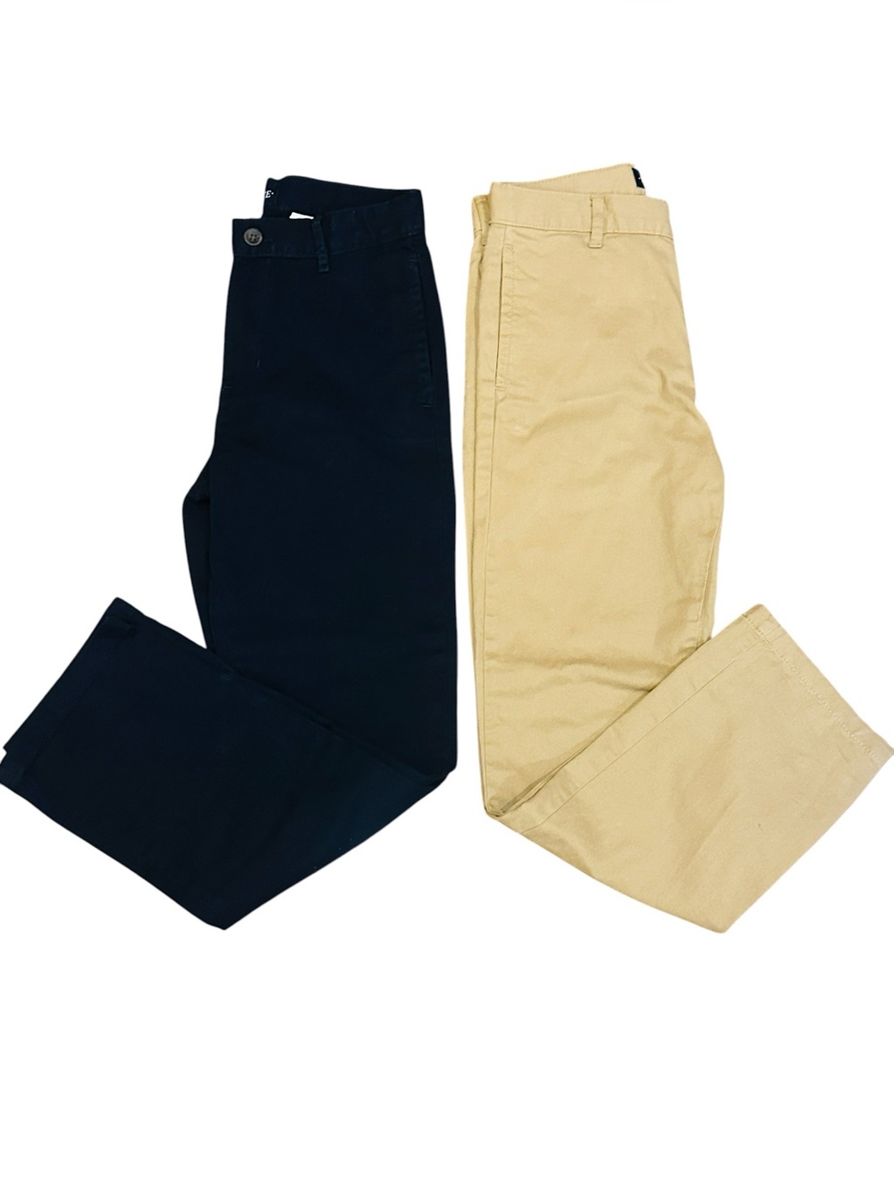Children’s Place Lot of 2 Boys’ Chino Pants Khaki & Navy Size 10 Formal School